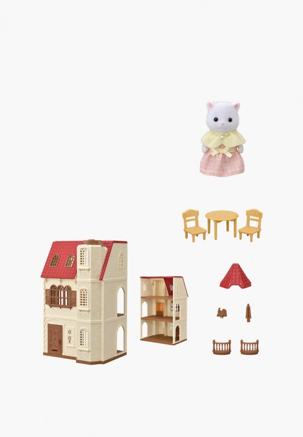 Sylvanian Families Набор игровой - Трехэтажный дом с флюгером Sylvanian Families - фото 4