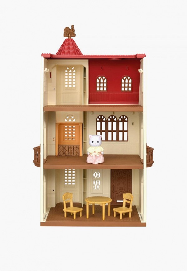 Sylvanian Families Набор игровой - Трехэтажный дом с флюгером Sylvanian Families - фото 6