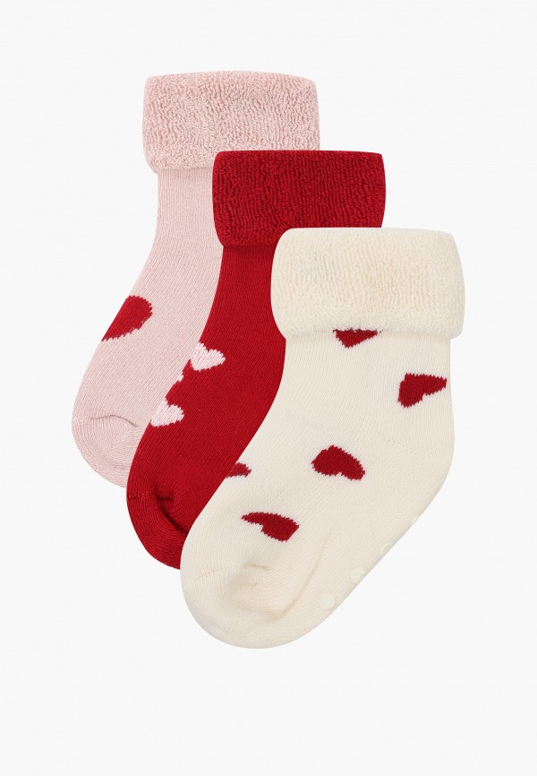 Sela Носки 3 пары - с силиконовыми на клейками на стопе - фото 1