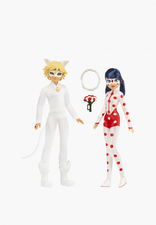 Miraculous Кукла - Набор Свадьба Леди Баг и Супер-кота с аксессуарами, 27 см - фото 1