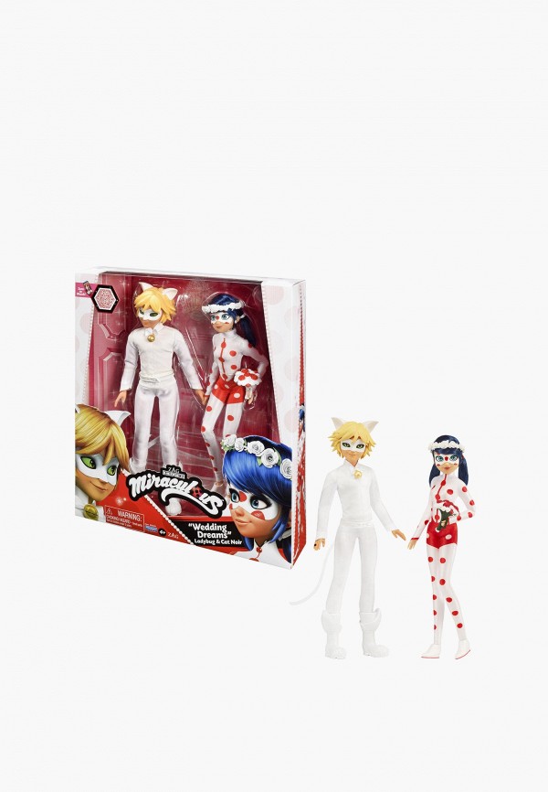 Miraculous Кукла - Набор Свадьба Леди Баг и Супер-кота с аксессуарами, 27 см - фото 3