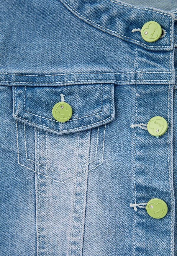 PlayToday Куртка джинсовая, футболка и юбка - фото 3