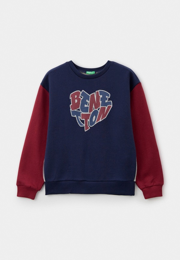 Свитшот United Colors of Benetton BASIC COLLECTION KIDS, цвет: синий ...