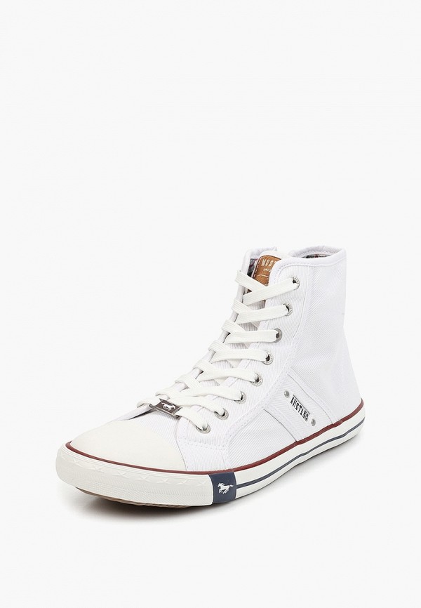 Кеды Mustang Sneakers High, цвет: белый, MP002XM00BEE — купить в ...