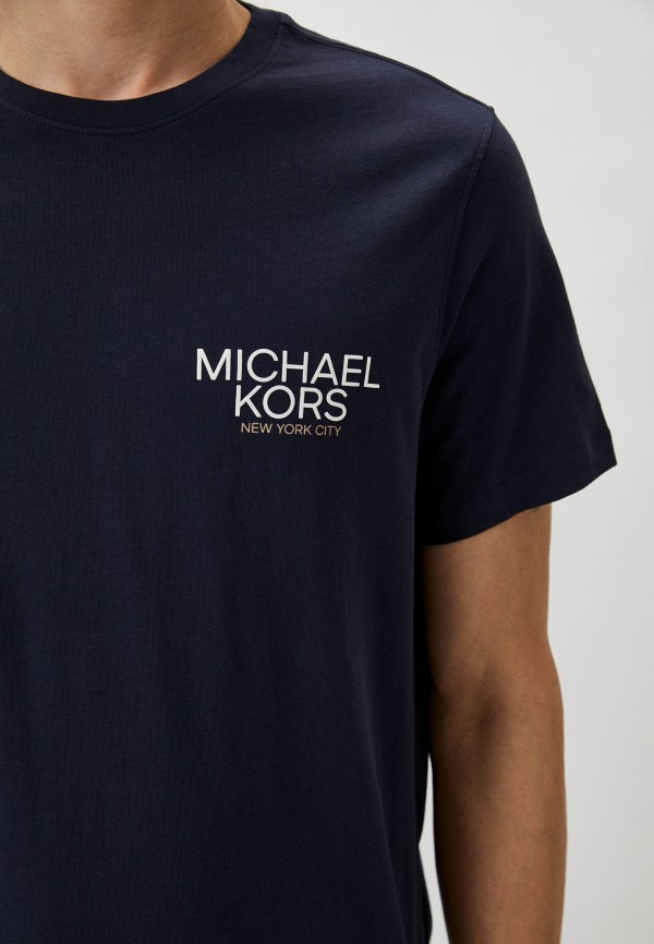 Футболка Michael Michael Kors, цвет: синий, MP002XM00C8R — купить в ...
