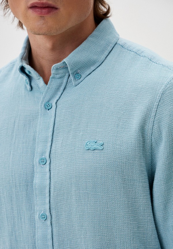 Рубашка Lacoste Regular Fit, цвет: голубой, MP002XM00JML — купить в ...