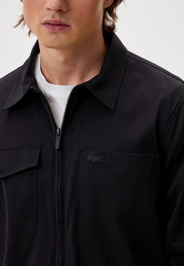 Рубашка Lacoste Lamoda Exclusive, цвет: черный, MP002XM00JN9 — купить в ...