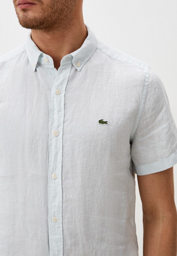 Рубашка Lacoste Regular Fit, цвет: голубой, MP002XM00JNB — купить в ...