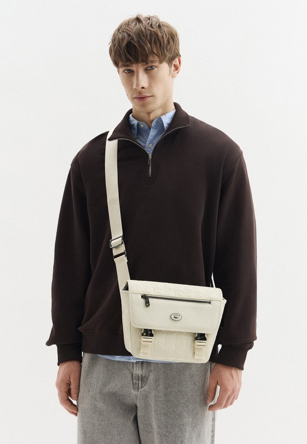 Lacoste Сумка - Nomogramme Cream Messenger Bag - фото 5