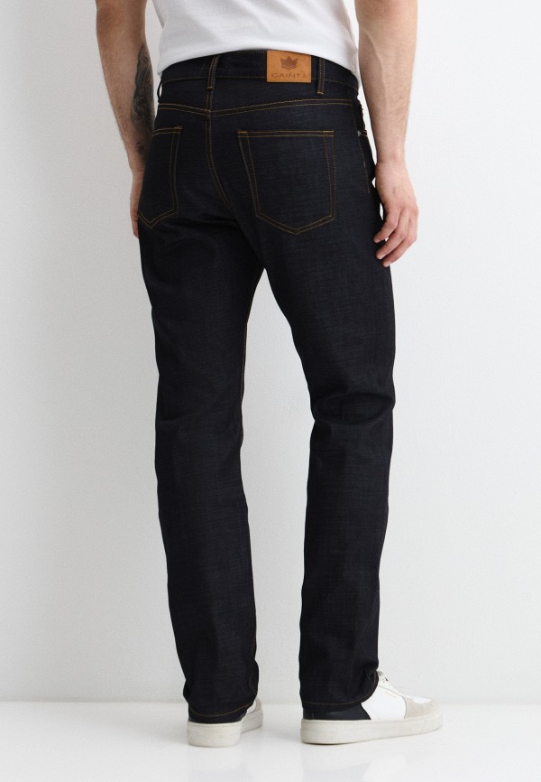 GAINTT Джинсы - Selvedge Straight Fit 14 oz (Double Blue ID, Unwashed) - фото 3