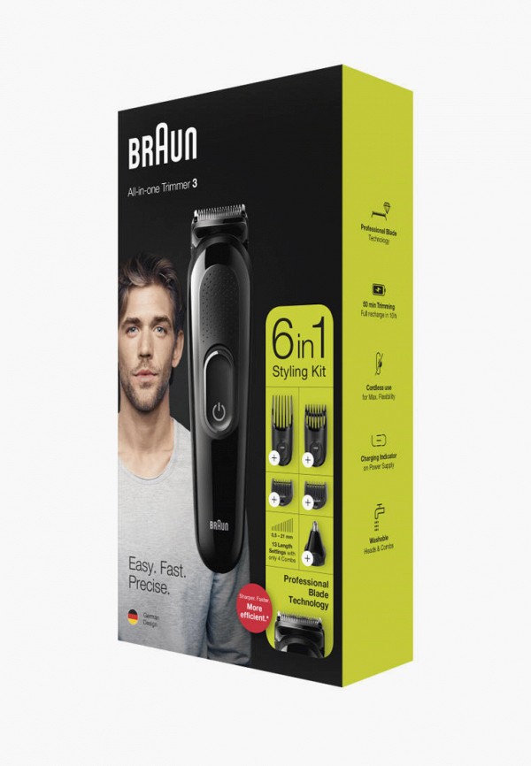 Braun Триммер - универсальный MGK3220 с 5 насадками - фото 2