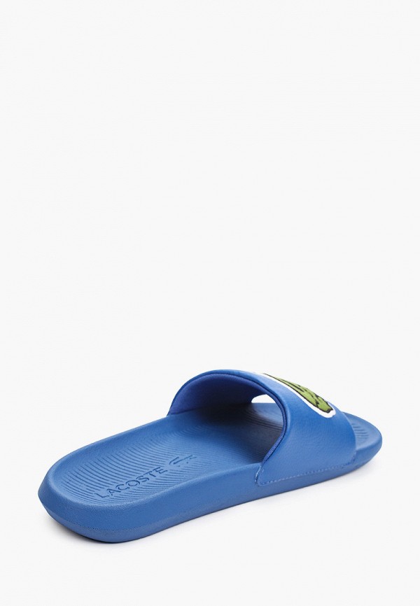 Lacoste Сланцы - CROCO SLIDE 0722 2 CMA BLU/GRN - фото 3