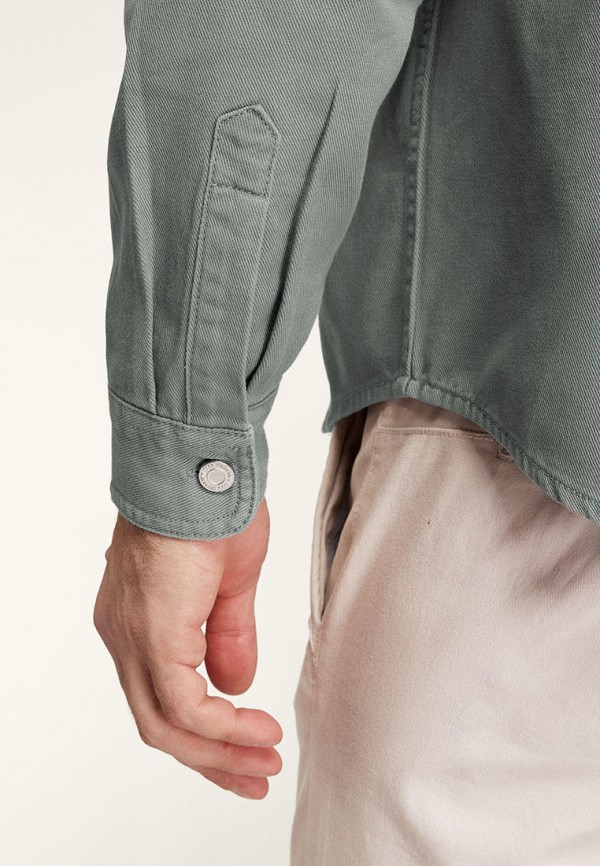 oodji Рубашка джинсовая - фото 5