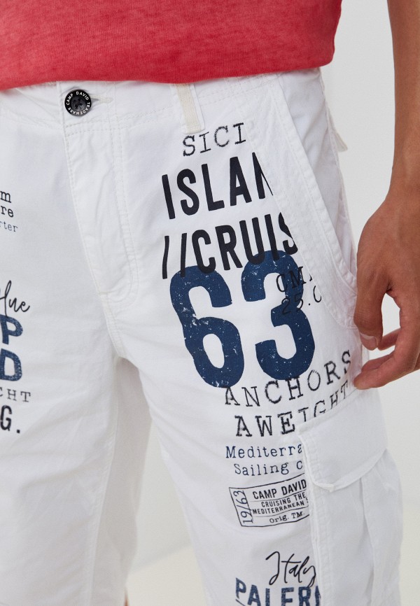 Шорты Camp David, цвет: белый, MP002XM08IVW — купить в интернет ...