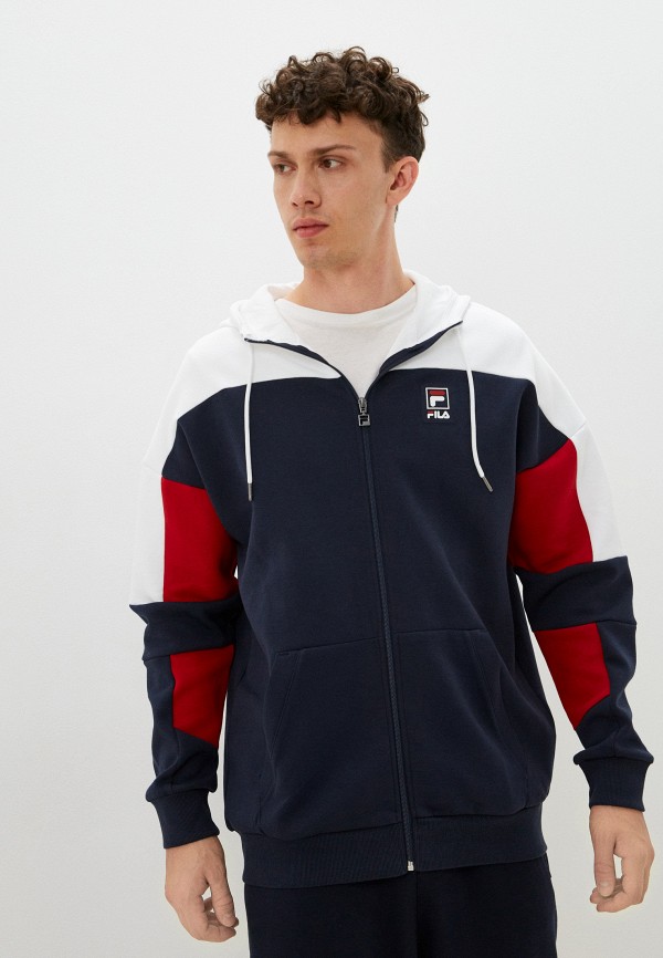 Толстовка Fila, цвет: синий, MP002XM08RKJ — купить в интернет-магазине ...
