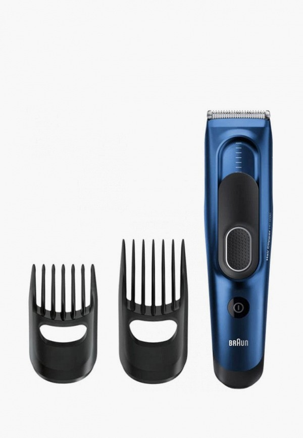 Машинка для стрижки и бритья Braun HC5030 с 2 насадками, цвет: синий ...