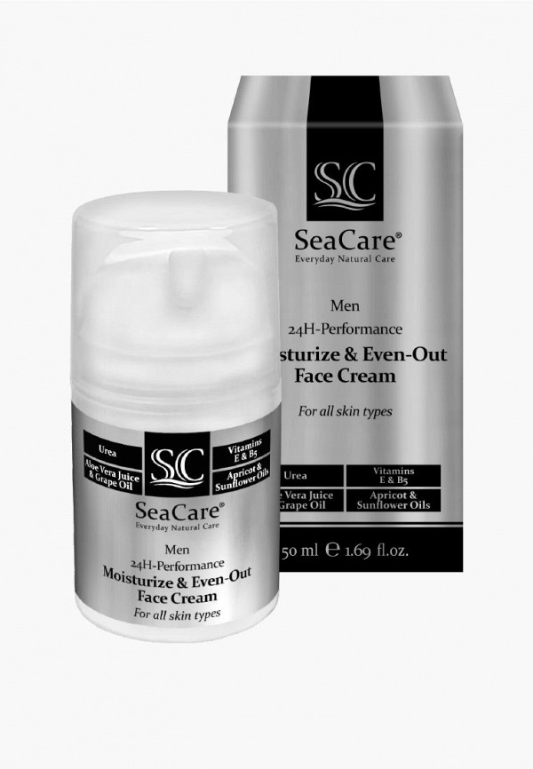 SeaCare Набор для ухода за лицом - Мужской №1, Крем для лица мужской 50 мл и Гель для лица мужской 110 мл - фото 3