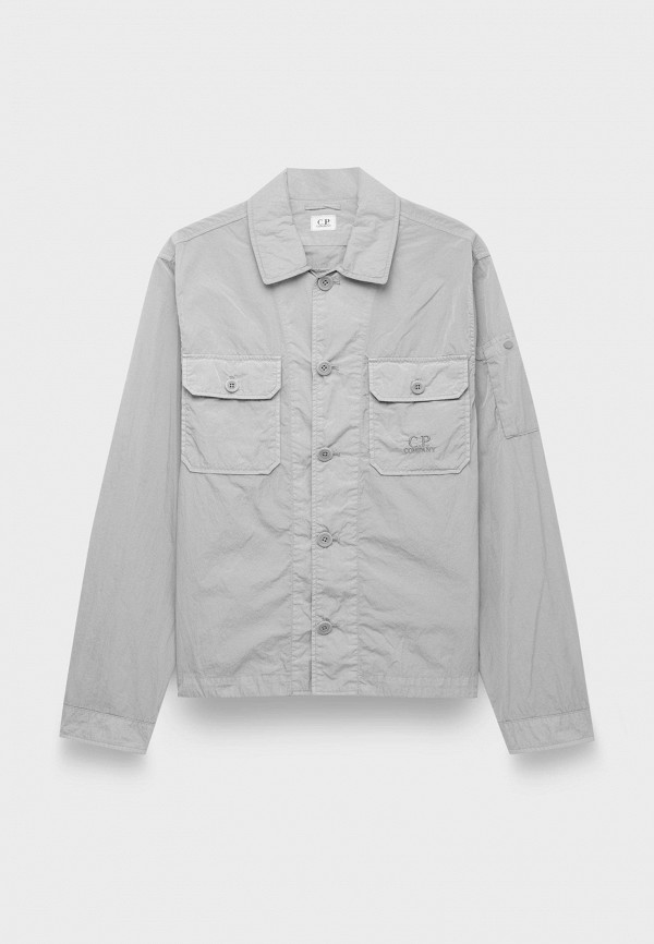 Ветровка C.P. Company chrome-r pocket overshirt drizzle, цвет