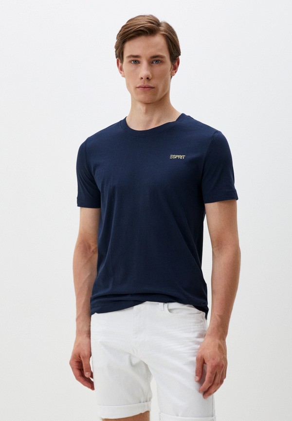 Футболка Esprit Lamoda Exclusive, цвет: синий, MP002XM0B8KD — купить в ...