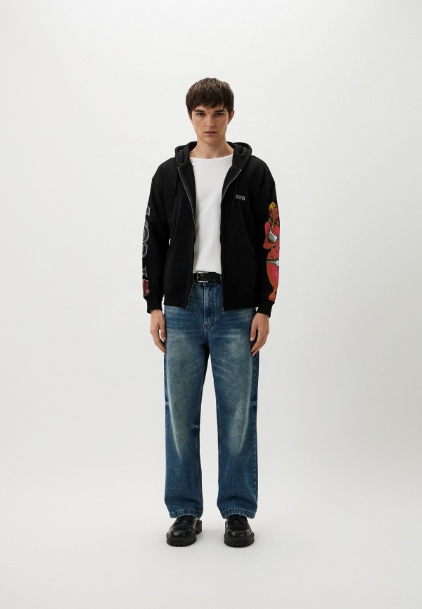 Аутло Толстовка - Black Soul Asylum Zip-Up - фото 2