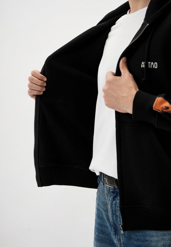 Аутло Толстовка - Black Soul Asylum Zip-Up - фото 4