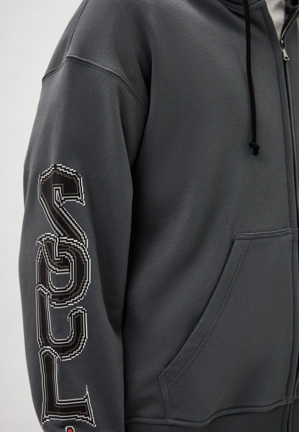 Аутло Толстовка - Grey Soul Asylum Zip-Up - фото 4