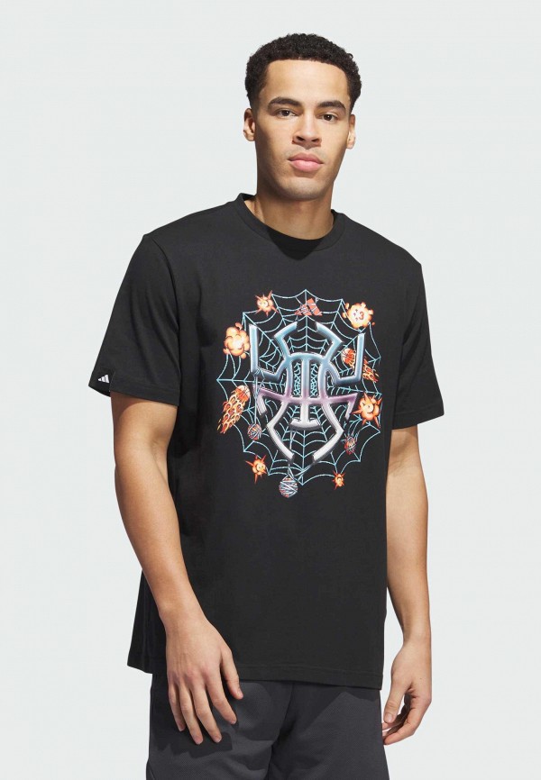 adidas Футболка - Donovan Mitchell 8-Bit Graphics Signature Basketball Graphic - фото 1