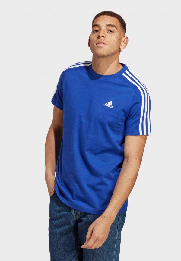 adidas Футболка - Essentials Single Jersey 3-Stripes - фото 1