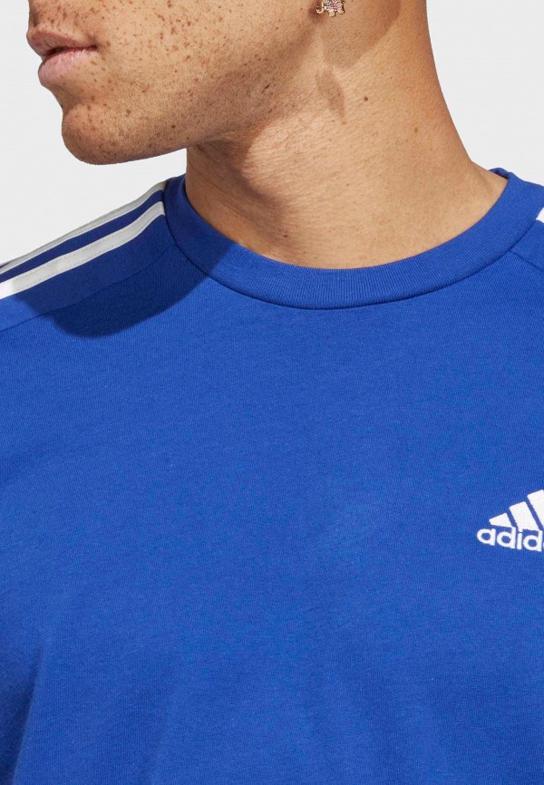 adidas Футболка - Essentials Single Jersey 3-Stripes - фото 4