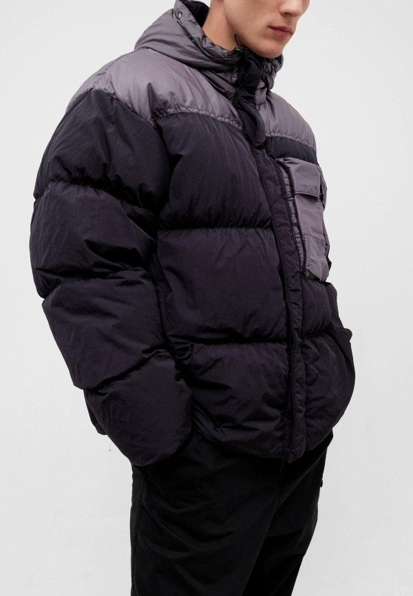 C.P. Company Пуховик - eco chrome-r mixed goggle down jacket nightshade - фото 2