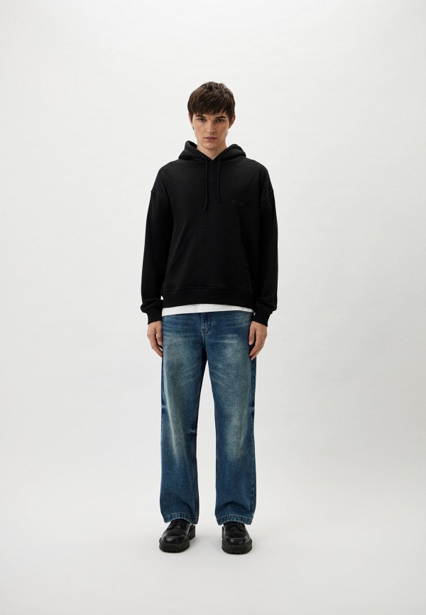 Аутло Худи - Black Basic Logo Hoodie - фото 2