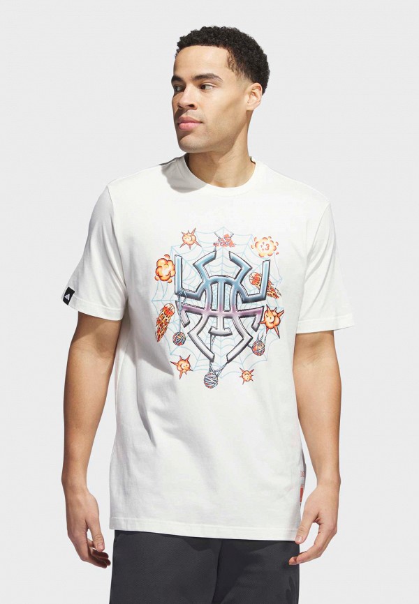adidas Футболка - Donovan Mitchell 8-Bit Graphics Signature Basketball Graphic - фото 1