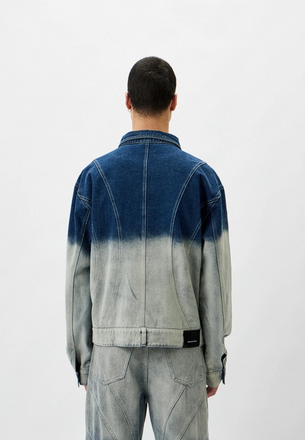 Berhasm Куртка джинсовая - Street Decay Blue & White - фото 3