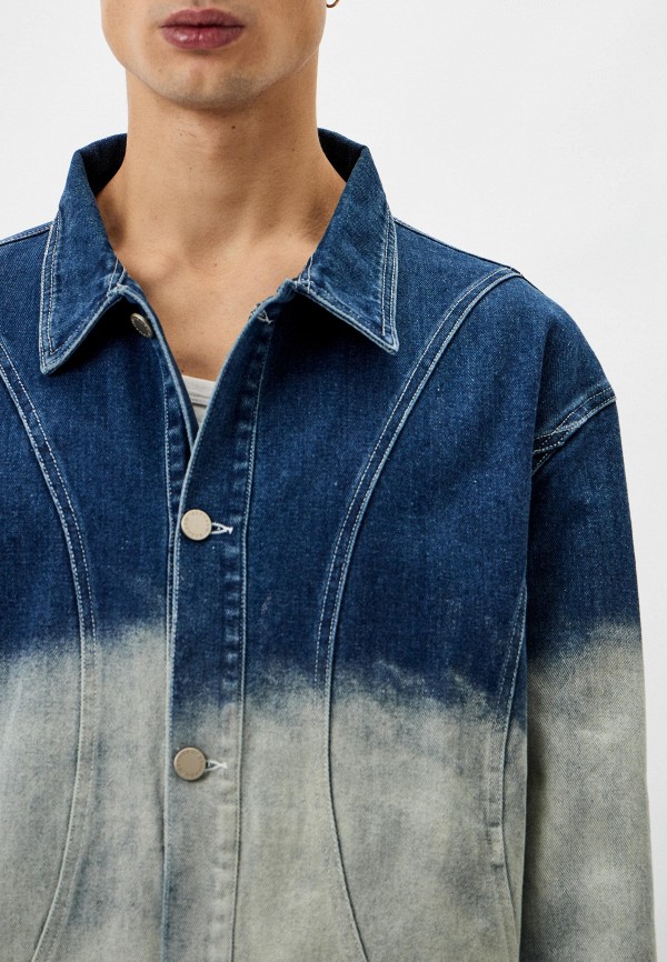 Berhasm Куртка джинсовая - Street Decay Blue & White - фото 4