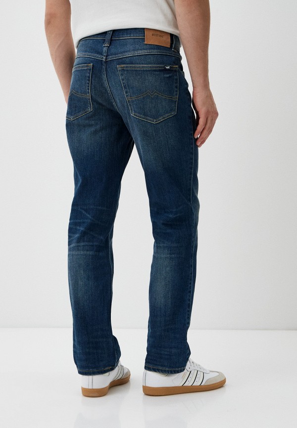 Mustang Big Sur Straight Fit Tall Mens Jeans (mid Wash) | Tall Mens