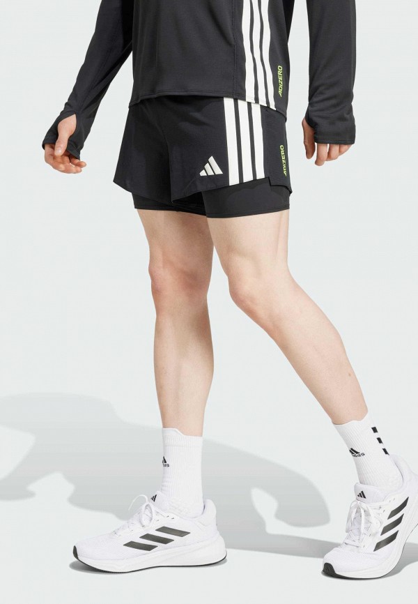 adidas Шорты спортивные - 2в1 Adizero Running 2-in-1 Gel Pocket - фото 1