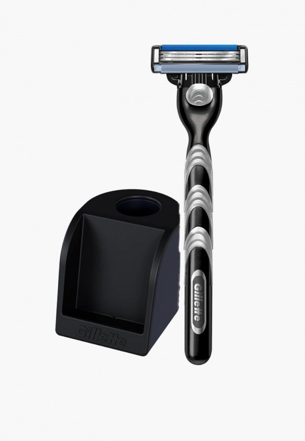 Gillette Станок для бритья - Mach3 станок с 1 кассетой + подставка для кассет - фото 1