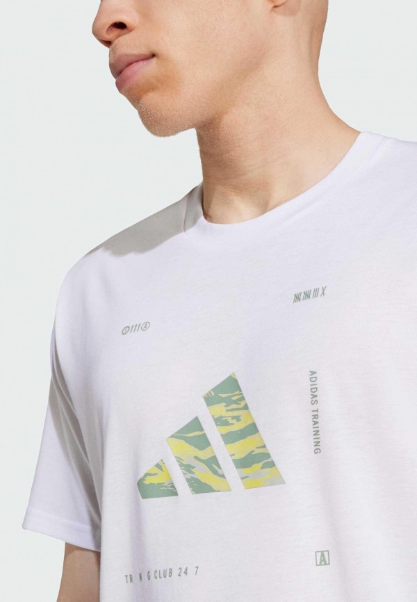 adidas Футболка спортивная - Climacool Training Camo Logo Graphic - фото 4