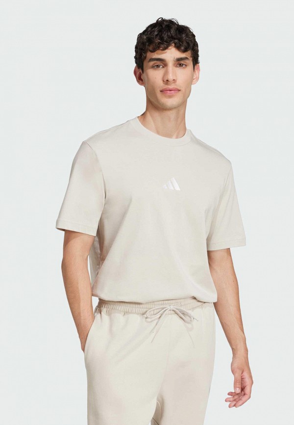 adidas Футболка - Essentials Small Logo Single Jersey - фото 3