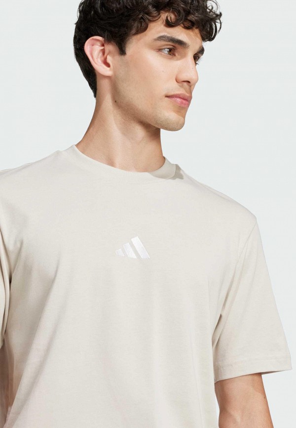 adidas Футболка - Essentials Small Logo Single Jersey - фото 4