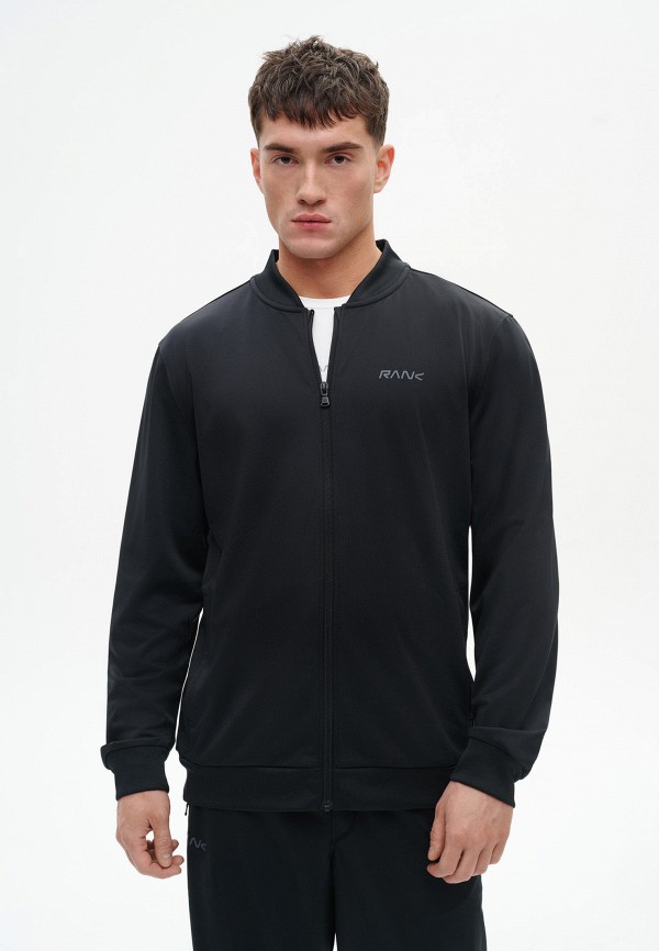 Rank Бомбер - Man, Sportstyle Knit  Jacket, Black - фото 1