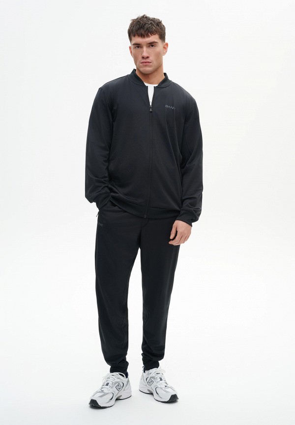 Rank Бомбер - Man, Sportstyle Knit  Jacket, Black - фото 2