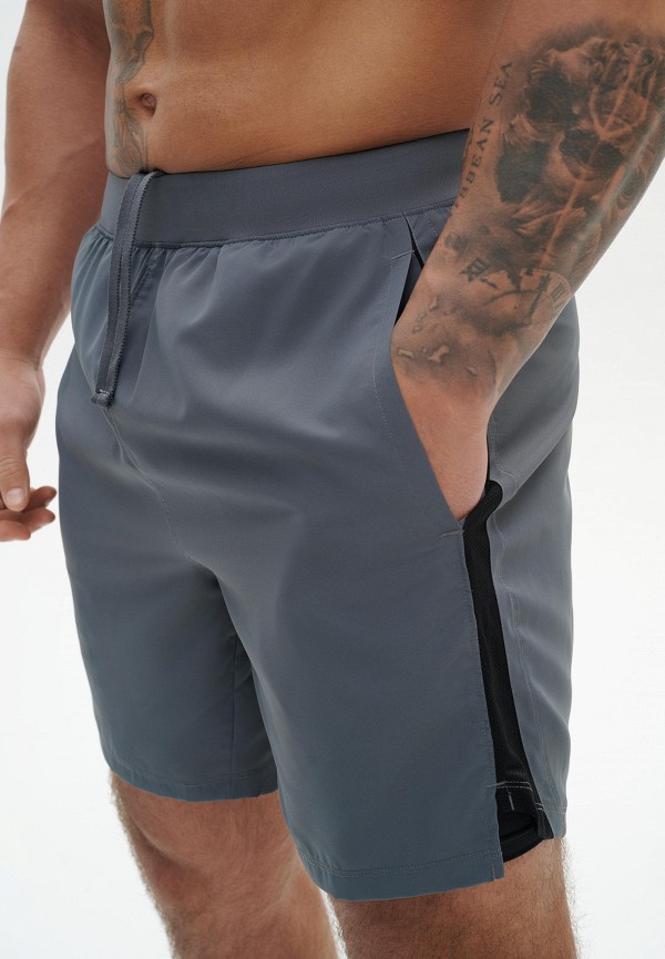 Rank Шорты спортивные - Man, 2 in 1 Shorts, Graphite - фото 5