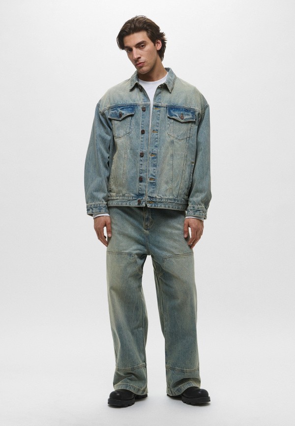 BLCV Джинсы - Fiji Green Blue Distressed - фото 2