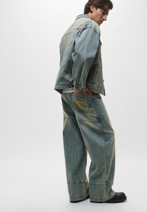 BLCV Джинсы - Fiji Green Blue Distressed - фото 5