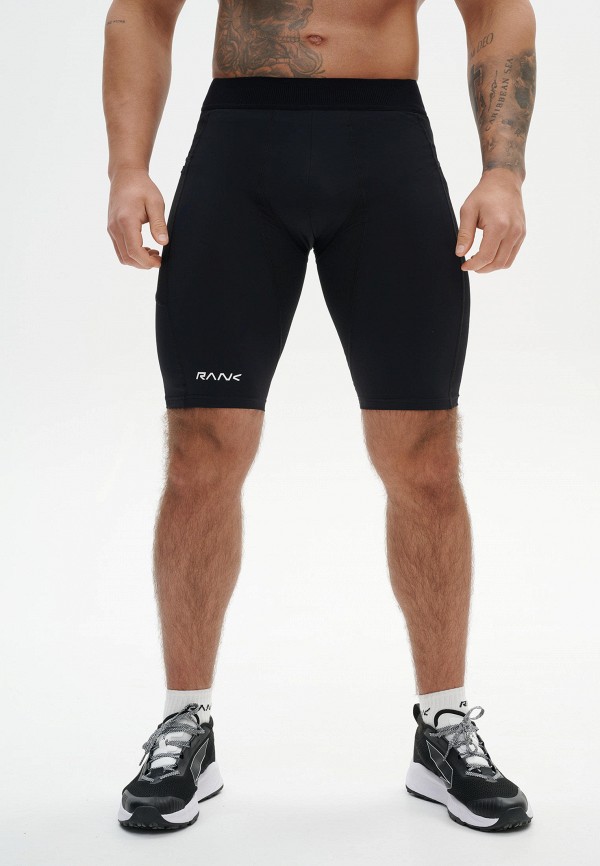 Rank Велосипедки - Man, Compression Power Shorts, Black - фото 1