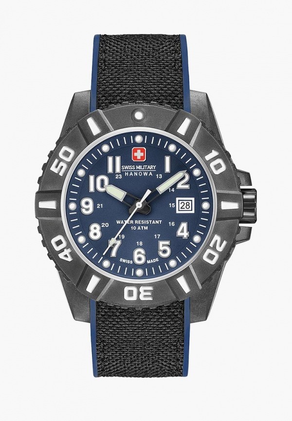 Swiss Military Hanowa Часы - Black Carbon - фото 1