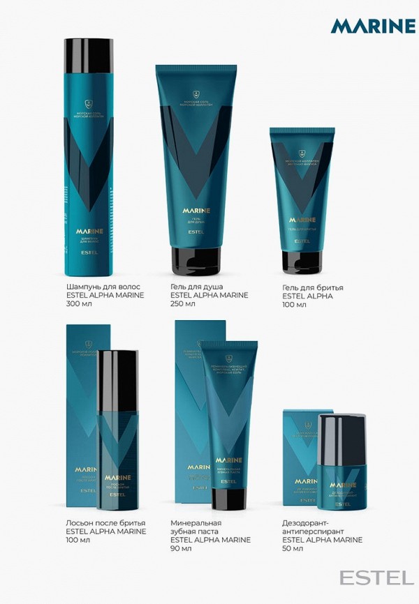 Estel Лосьон после бритья - с морским коллагеном и ксилитол - фото 3