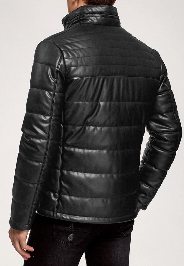 oodji Куртка кожаная - фото 3