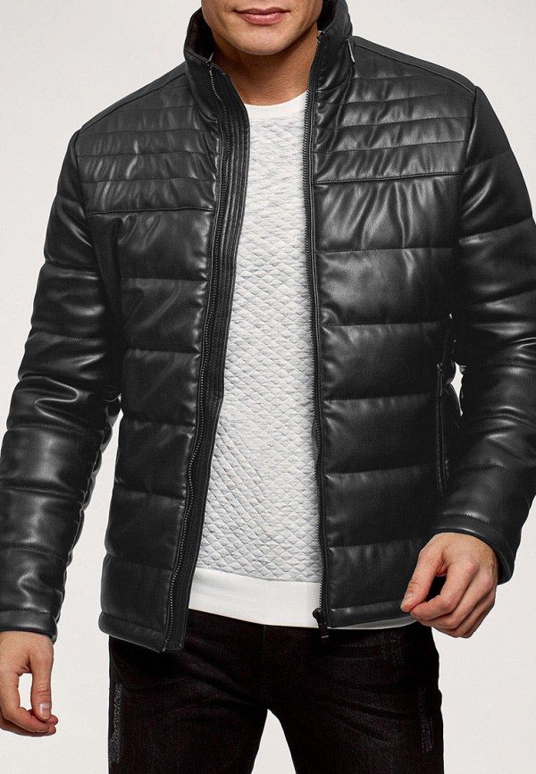 oodji Куртка кожаная - фото 1